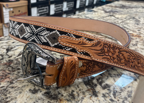 Challenger Beaded Belt Men's