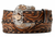 Angel Ranch Tooled Buck Stitch Belt Women's