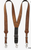 Nocona Leather Basket Weave Belt Suspenders