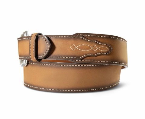 Ariat Brown Leather Belt Men's