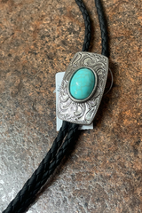 Double S Collection Turquoise Bolo Tie