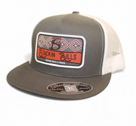 Stackin Bills Bartender Charcoal Ball Cap