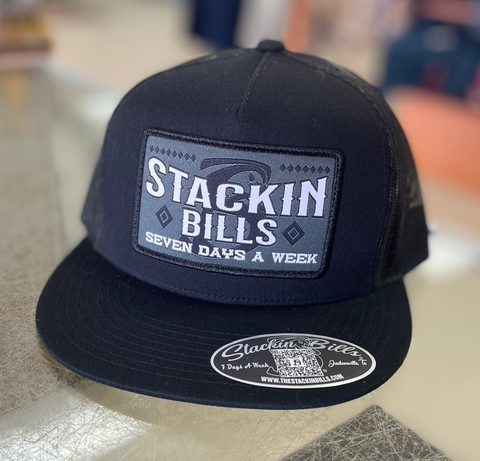 Stackin Bills Black Ball Cap