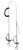 Weaver Gag Bridle Twisted Mouth Sliding Bit 30-0642