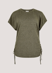 Apricot Textured Jersey Rouge Tee Women's