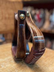 Nettles Rustic Wrangler 1.5" Flat Bottom Stirrups