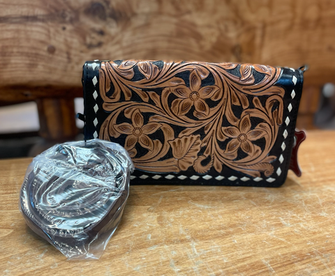 American Darling Tooled BuckStitch HandBag