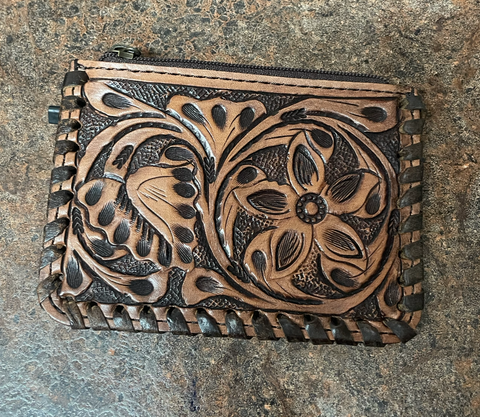 American Darling Tooled Change Purse