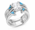 Montana Silver Ring Skyline Stack Set