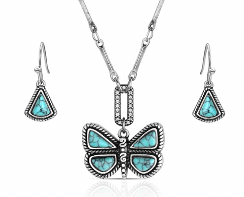 Montana Silver Jewellery Set Set Me Free Turquoise