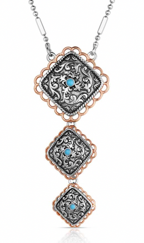 Montana Silver Necklace Western Ember