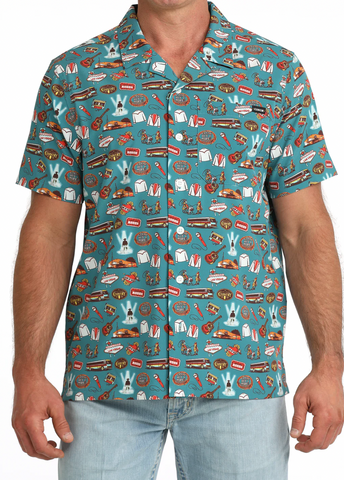 Cinch Button Up S/S Shirt Men's MTW1401055