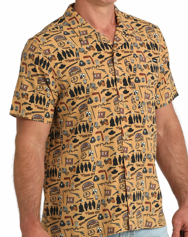 Cinch Button Up S/S Shirt MTW1401058