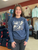 Rockin A Design Western Print Crewneck Women's
