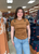 blue b. Collection Suede Fitted Shirt Women's