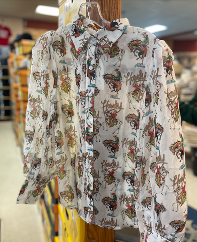 Turquoise Heaven Howdy Shirt Women's