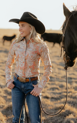 Little Lucille Signature Fit Button Up L/S Shirt Women's