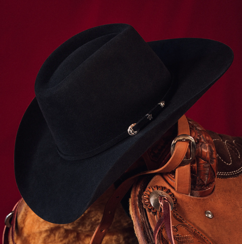 Serratelli 8X Black Rocker Felt Hat