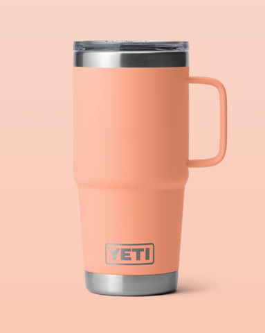 Yeti Rambler 20 oz Travel Mug Low Country Peach