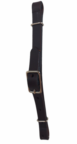 Berlin Dark Oil Straight Leather Curb Strap D1417