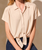 Tribal Jeans Buttons and Tie Shirt Women's