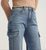 Silver Jeans High Rise Wide Leg Cargo Jean Women’s