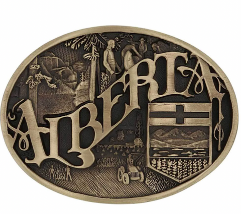 Montana Attitude Buckle Alberta Brass 61263C