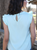 Cruel Denim Ruffle Cap Sleeve Tank Women's