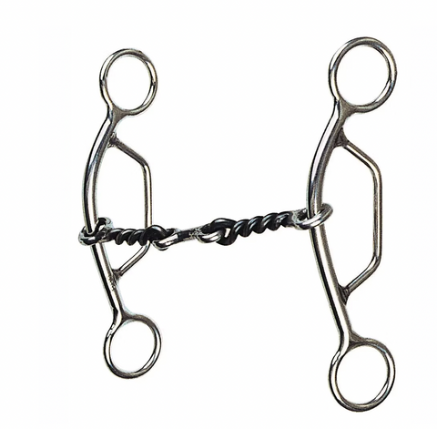 Reinsman Stage B Rosie Gag Twisted Wire Dog Bone Snaffle 330