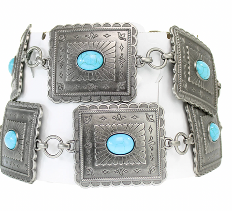 Ariat Turquoise Big Concho Belt Women's