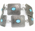 Ariat Turquoise Big Concho Belt Women's