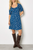 Apricot Floral Milkmaid Frill Mini Dress Women's