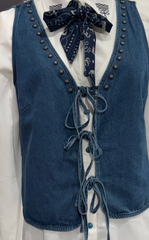 Rockin A Design Western Stud Vest Women's