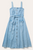 Stetson Denim Button Up Long Dress Women's