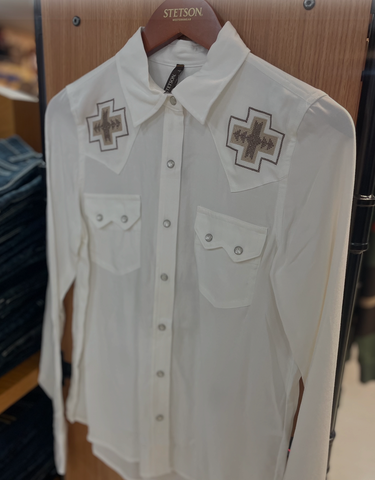 Stetson L/S Snap Up Embroidered Shirt Women's