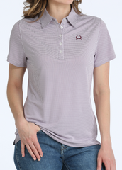 Cinch 1/4 Button Up Polo Shirt Women's