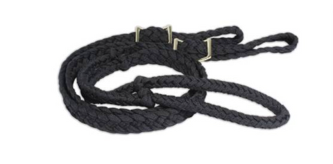 Professionals Choice Braided Barrel Reins 7400
