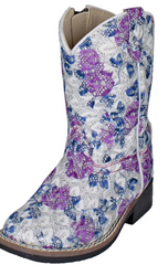 Old West Toddler Girls Floral Bling Cowgirl Boots VB1051