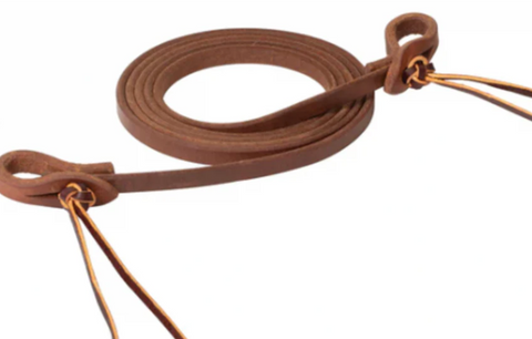Scott Thomas Roping Rein 1/2" Latigo Cowboy Knots RRL12K