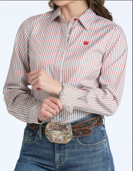 Cinch Button Up L/S Tencel Shirt Women's