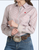 Cinch Button Up L/S Tencel Shirt Women's