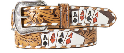 3-D Belt Company  Hand Tooled Men's