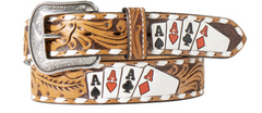 3-D Belt Company  Hand Tooled Men's
