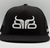 Baredown Black W Silver Flat Brim cap