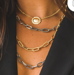West & Company Necklace Rope Link
