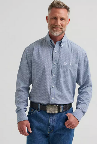 Wrangler George Strait Button Up L/S Shirt Men's