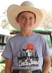 Cinch Bull Skull T-Shirt Kids
