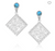 Montana Silversmiths Earrings- Twisted Edge Square