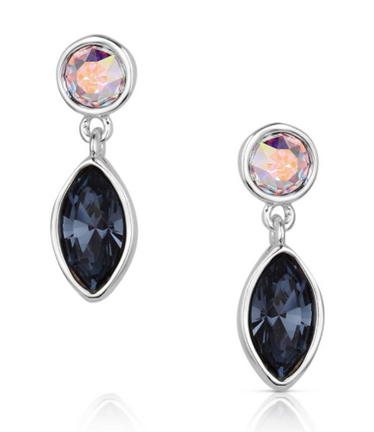 Montana Silversmiths Earrings- Stillwater CZ
