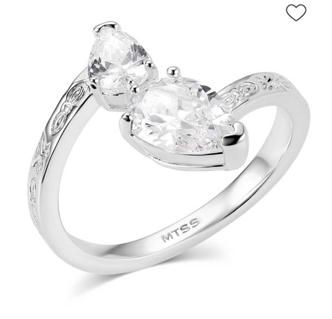 Montana Silversmiths Ring-Double Drop